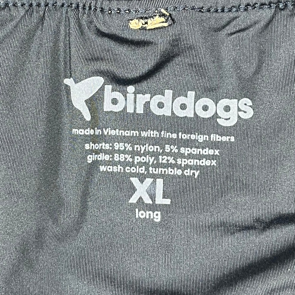 Birddogs Gym Shorts Men XL Long Tan Khaki Lined Stretch Athletic Performance - Picture 2 of 13